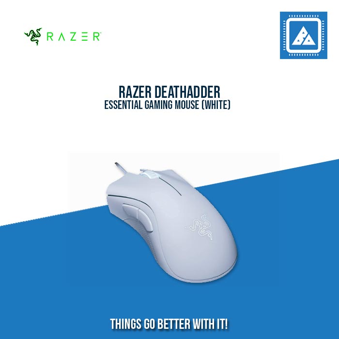 RAZER DEATHADDER ESSENTIAL GAMING MOUSE (WHITE) RAZER DEATHADDER ESSENTIAL GAMING MOUSE (WHITE)